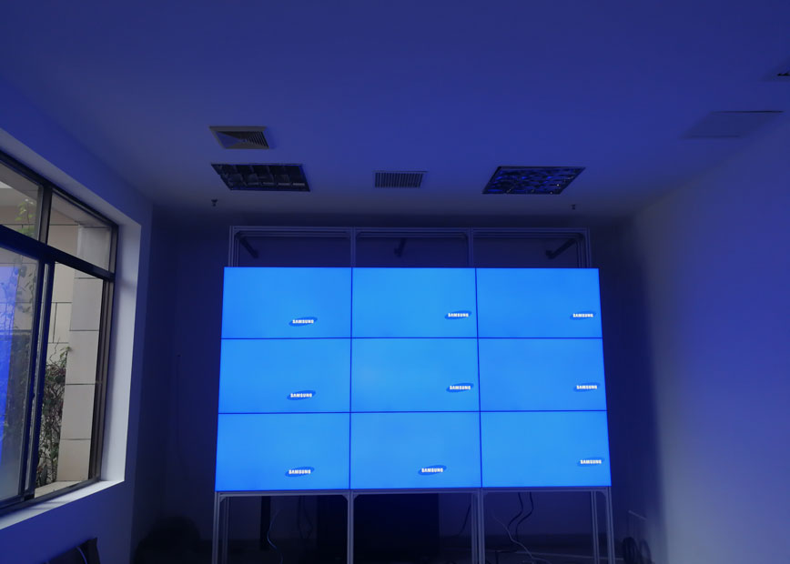 華也拼接屏應用福建數字化城市管理系統平臺